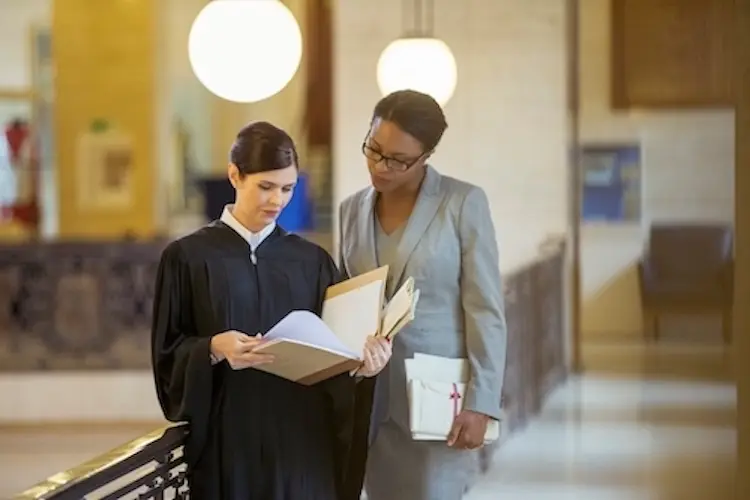 Consulting with lawyer